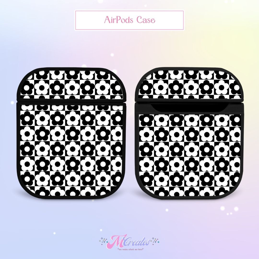 Flower Checkers AirPods Case