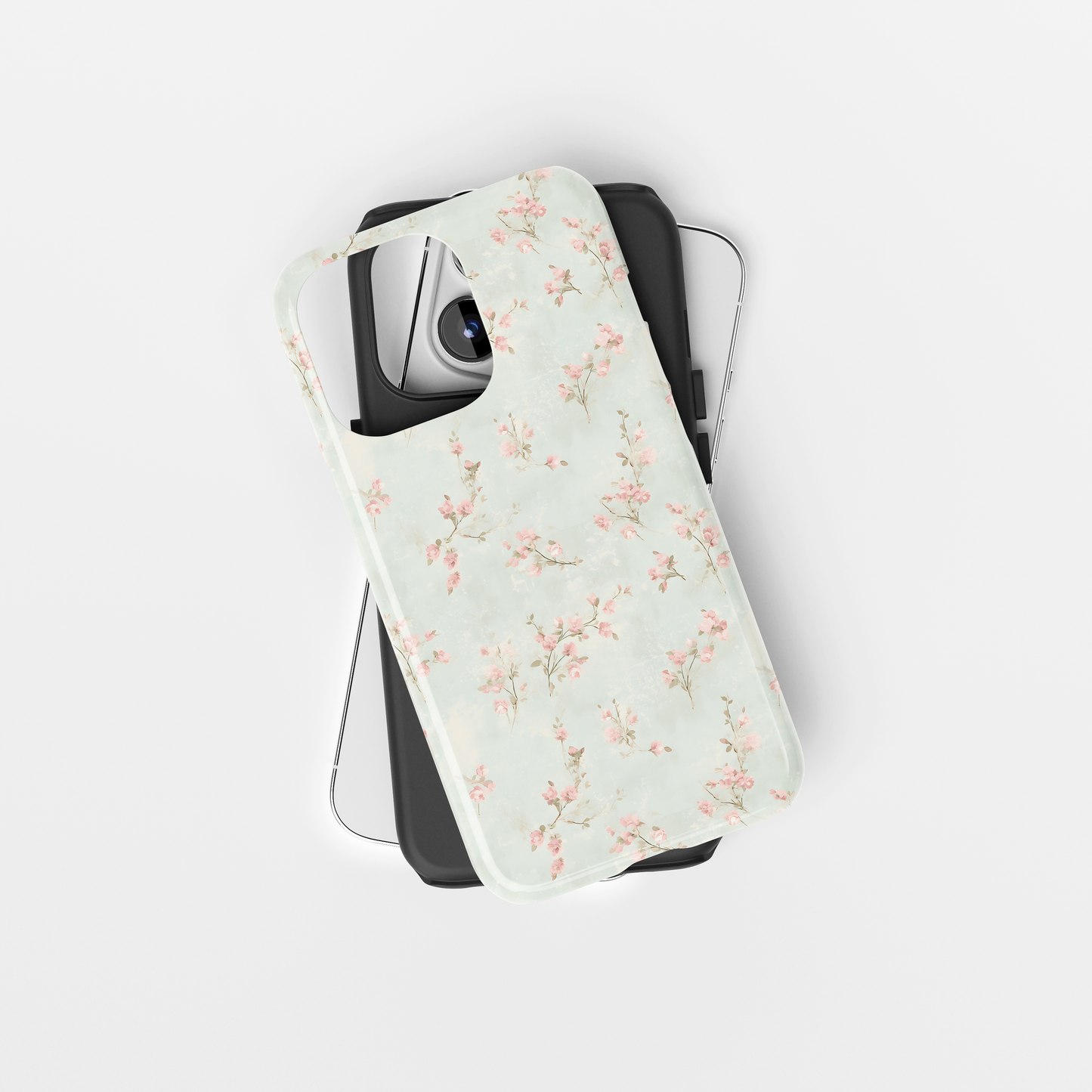 Vintage Floral Tough Phone Case