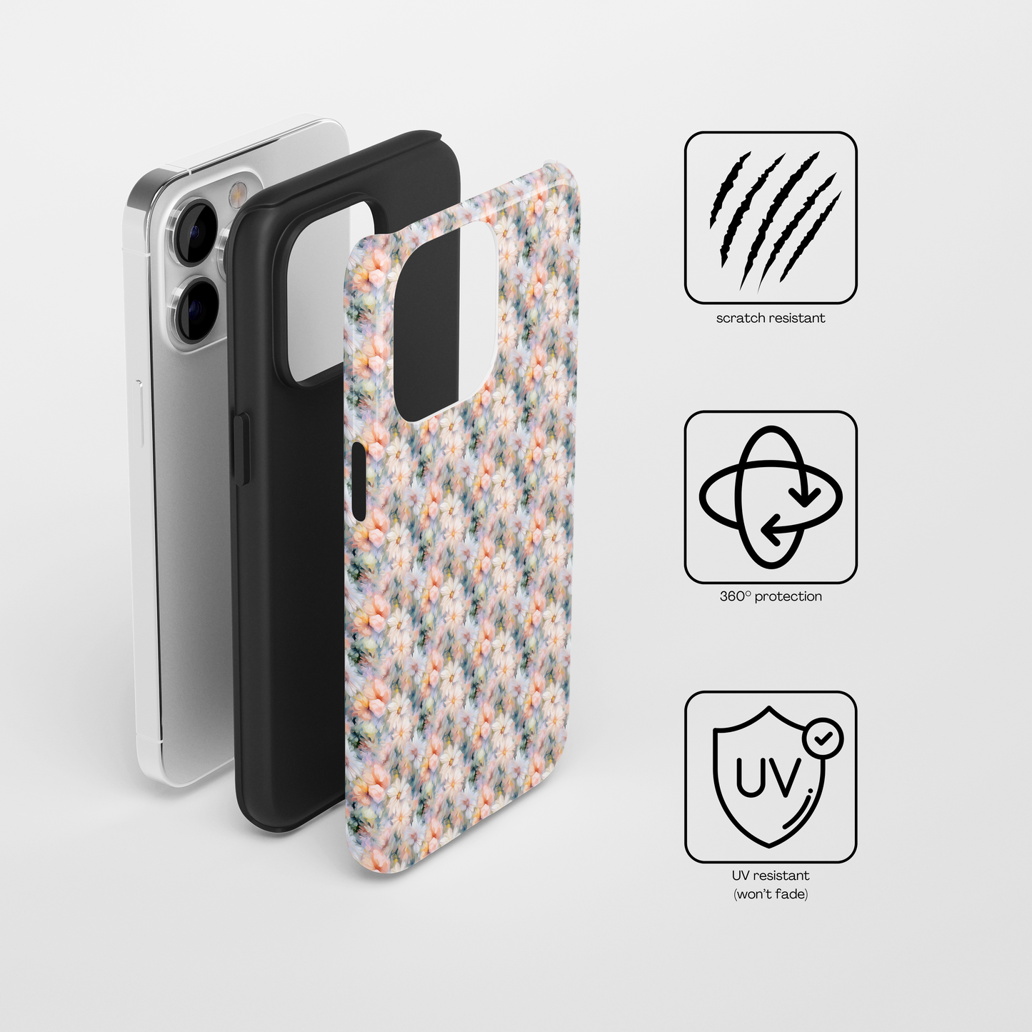 Spectrum Bloom Tough Phone Case