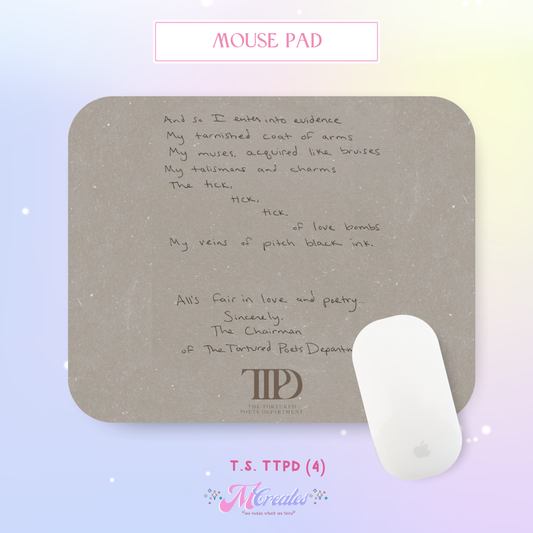 T.S. TTPD (4) Mouse Pad