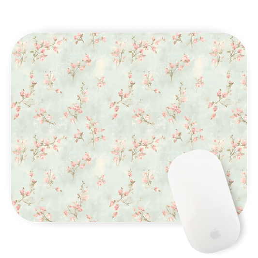 Vintage Floral Mouse Pad