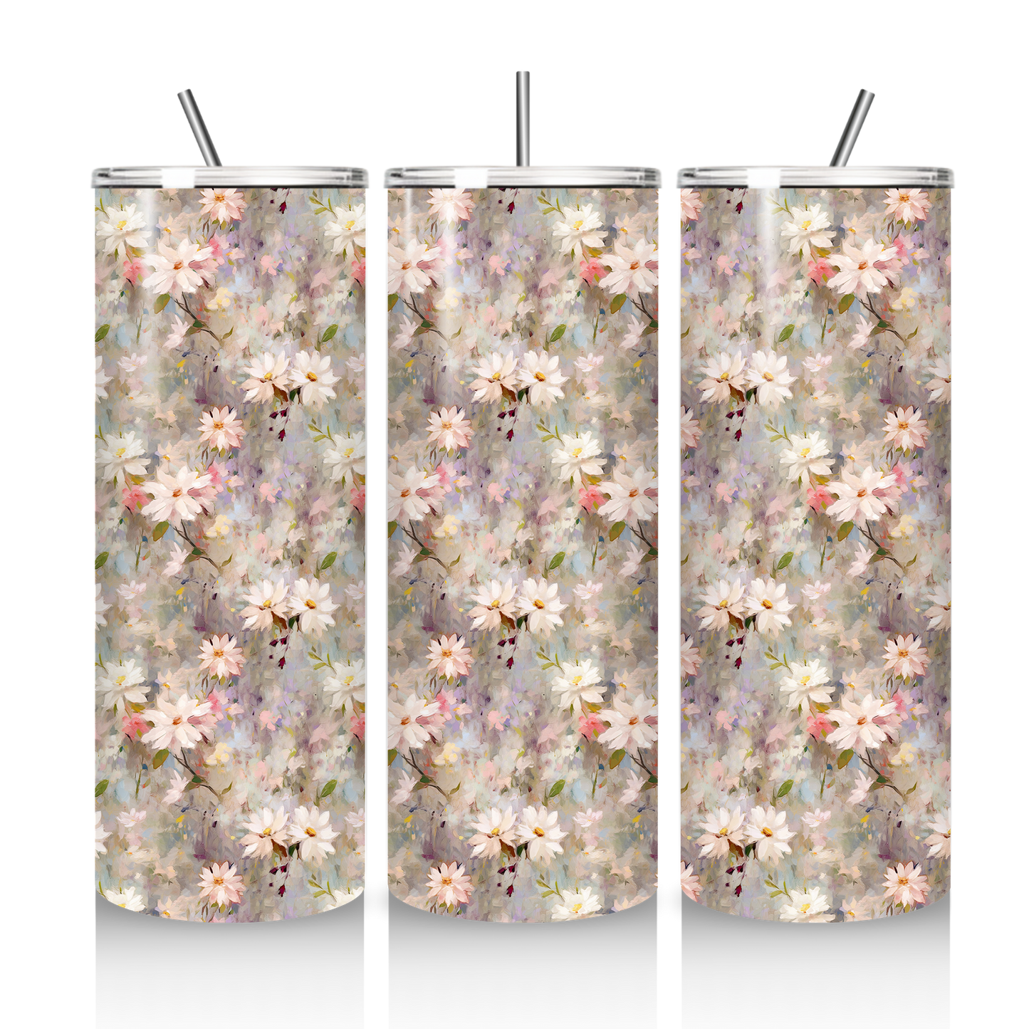 Ethereal Bloom Skinny Tumbler