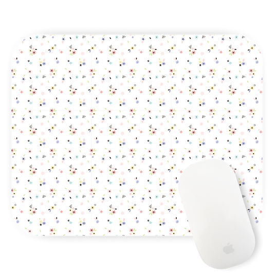 Calico Flowers Mouse Pad