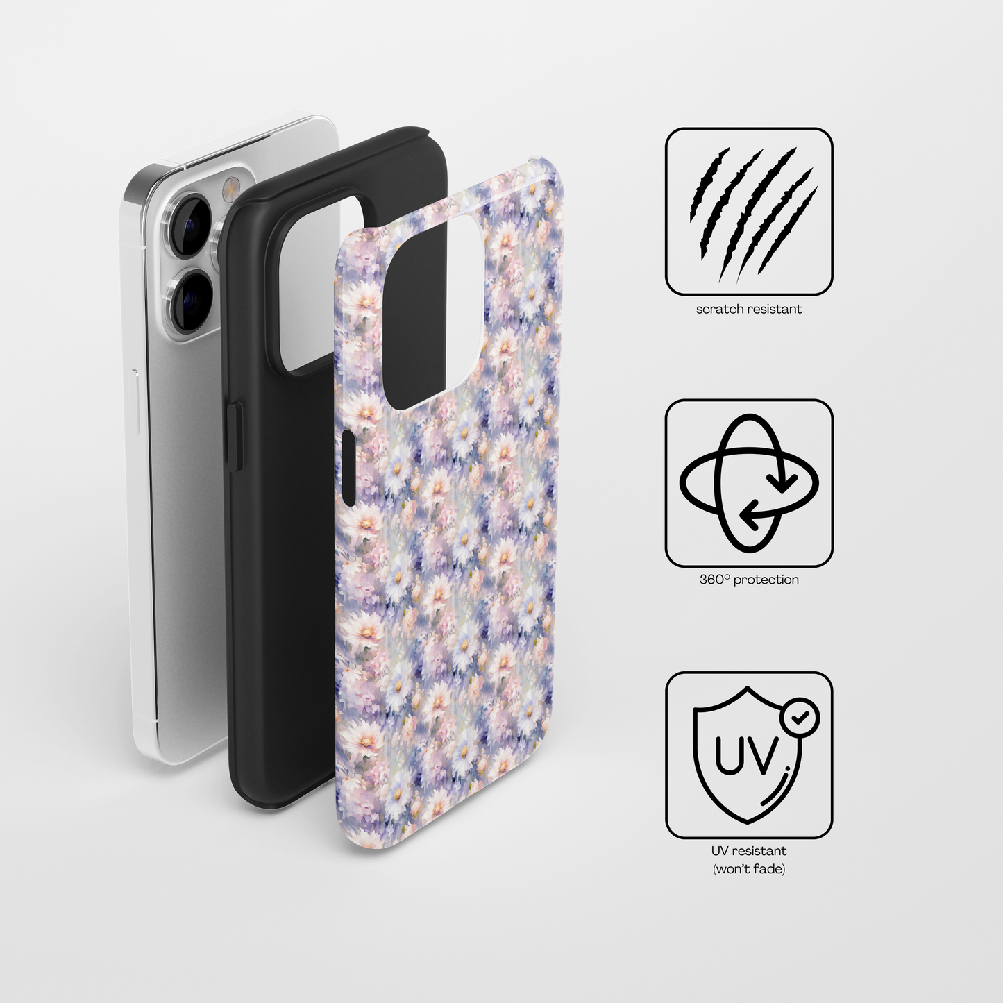 Lavender Luxe Tough Phone Case