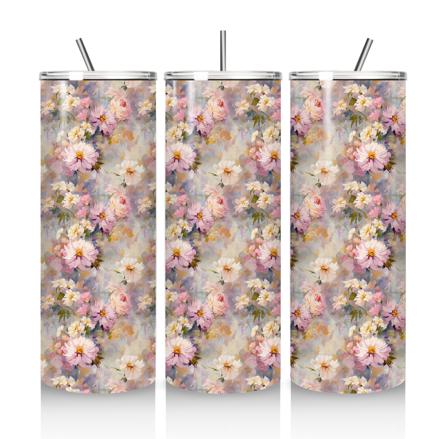 Lilac Whisper Skinny Tumbler