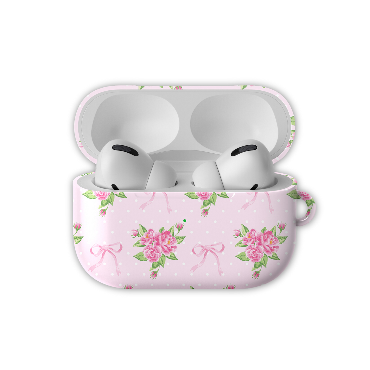 Coquette Pink Floral - AirPods Case