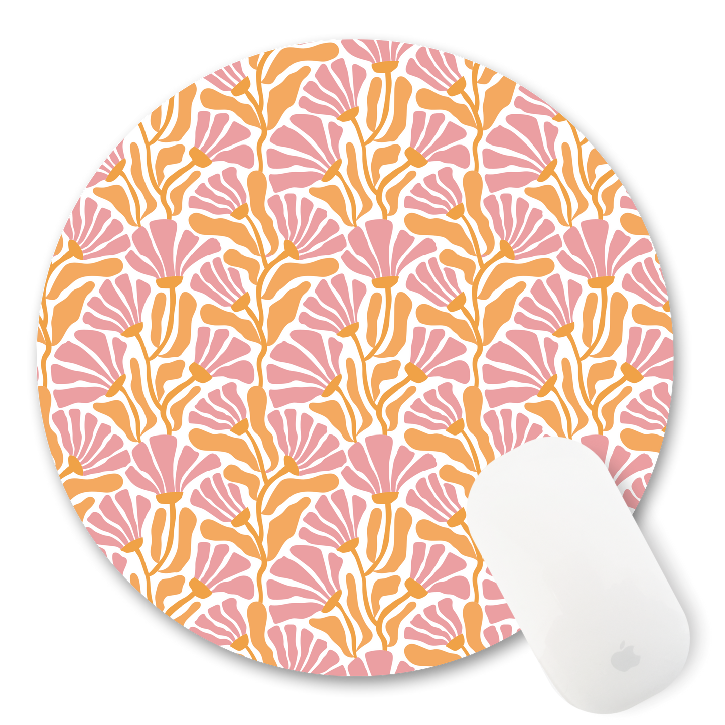 Groovy Floral Mouse Pad