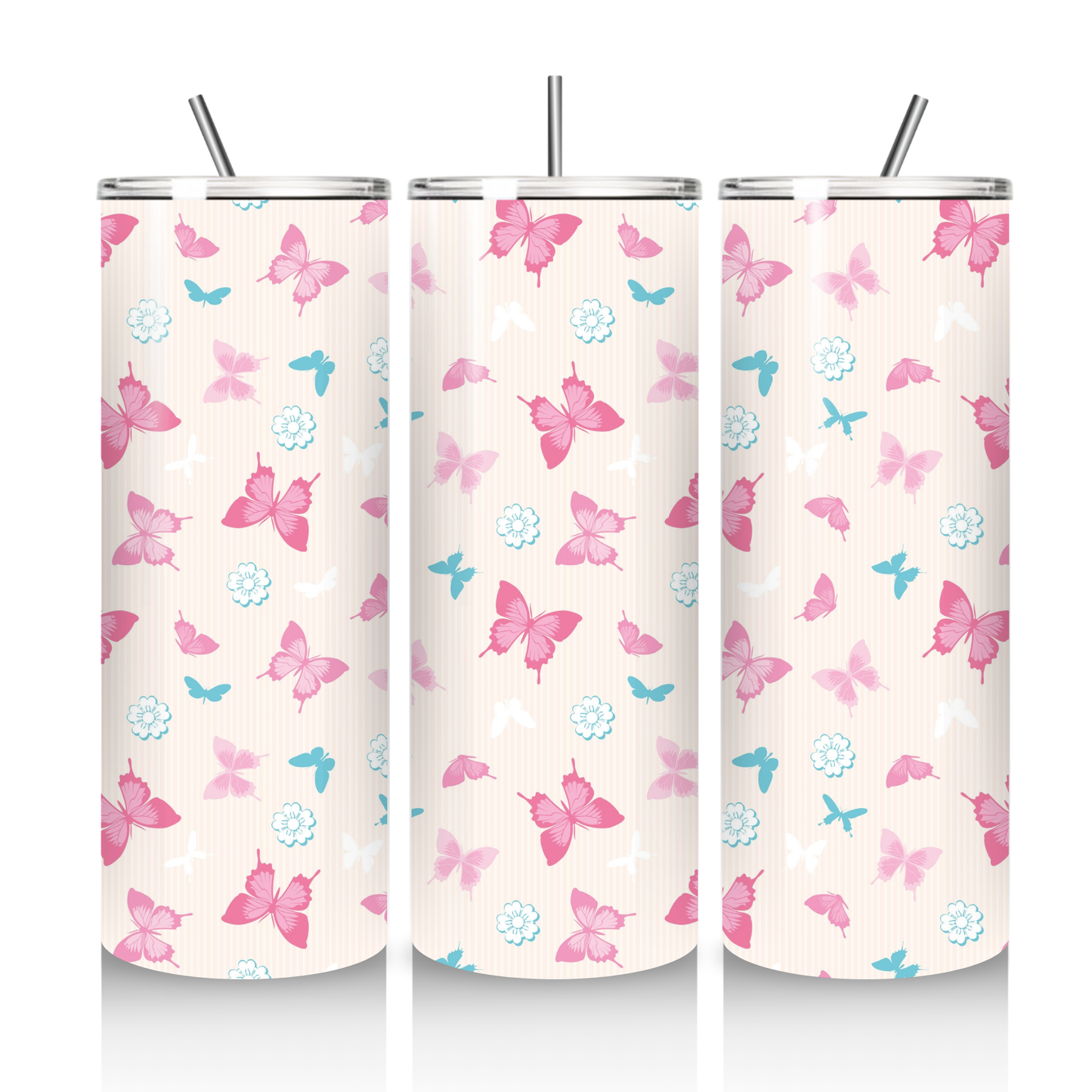 Blossom Flutter Skinny Tumbler