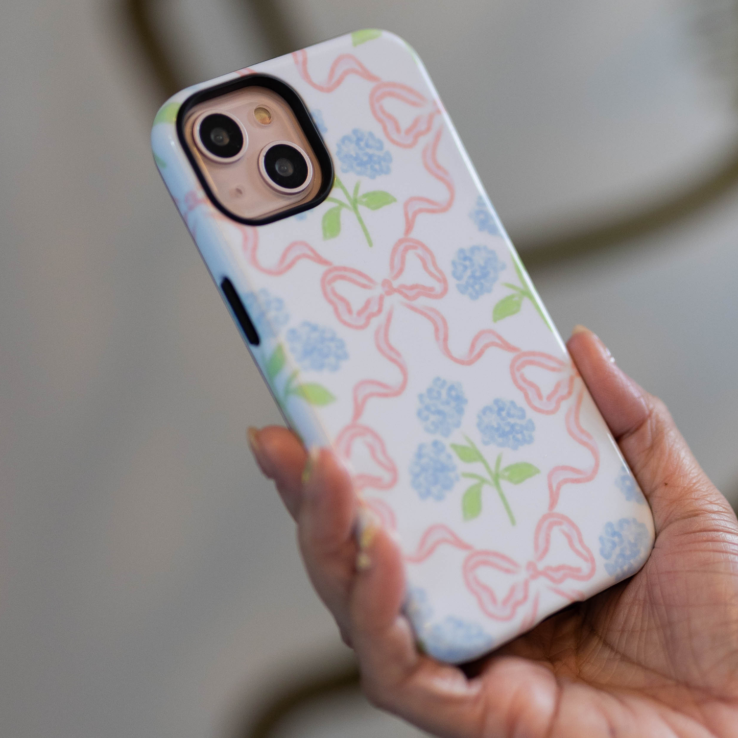 Coquette Hydrangea Tough Phone Case