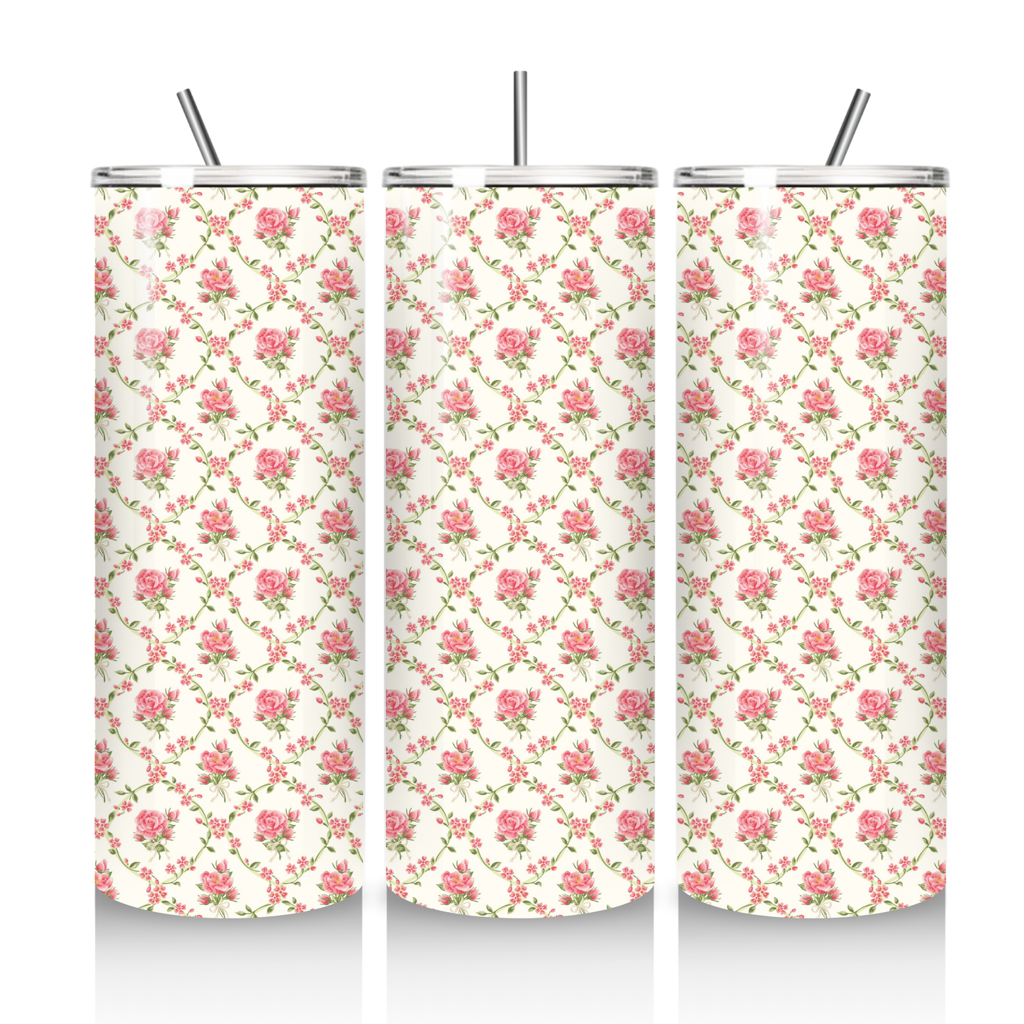 Garden Vines Skinny Tumbler