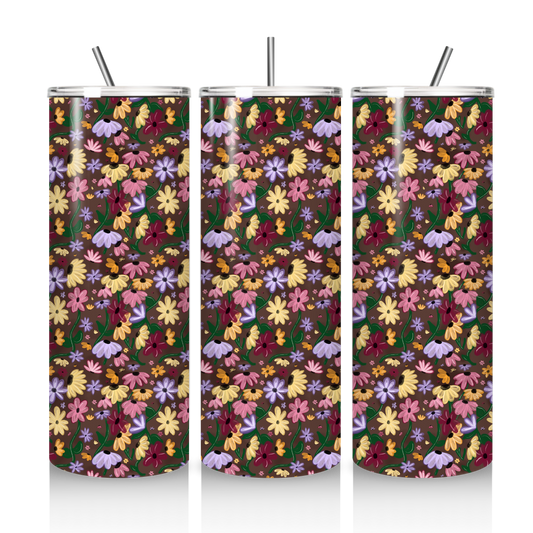 The Eras Tour - Surprise Song Piano Flowers Skinny Tumbler